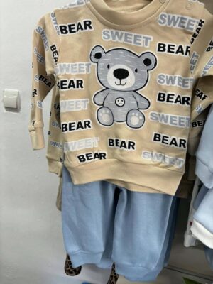 Sweet Bear macis kisfiú szett