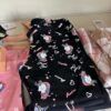 Unikornisos fekete kislány leggings