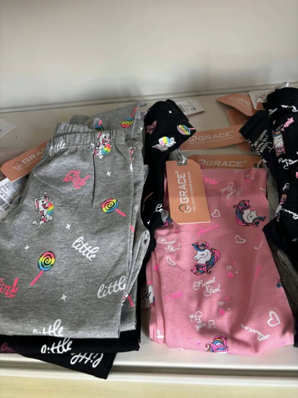 Cicás szürke kislány leggings