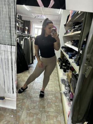 Lóherés póló és leggings szett